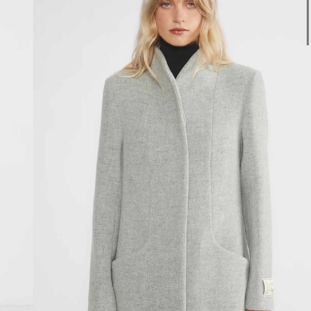 Aritzia Wilfred The Cocoon Long Coat - Soft Wool